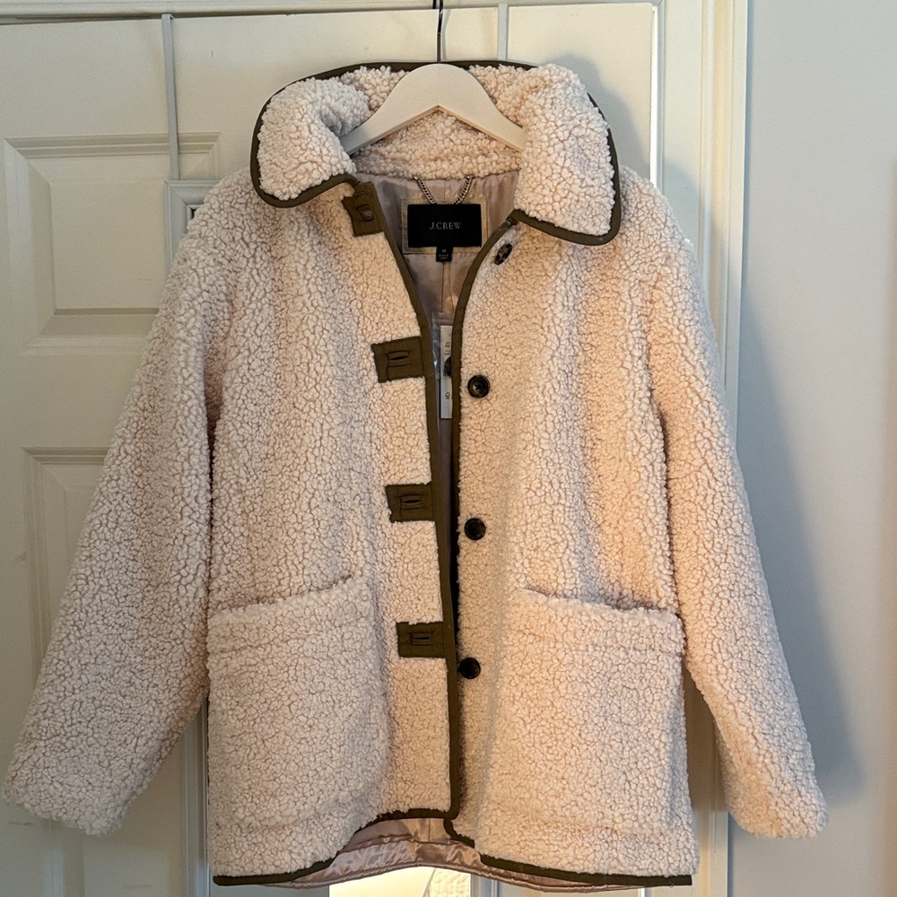 J. Crew Teddy Sherpa Jacket